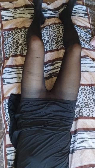 cock sticking out of tights.mp4