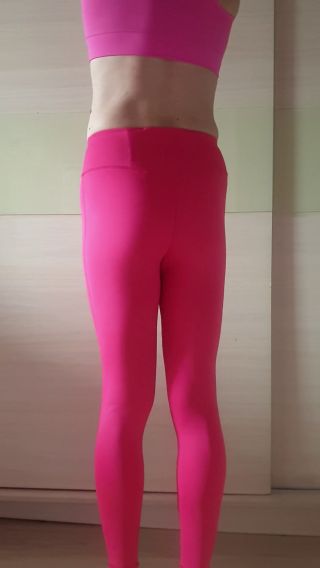 Pink gymwear.mp4
